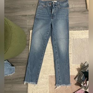 Madewell medium wash denim jeans